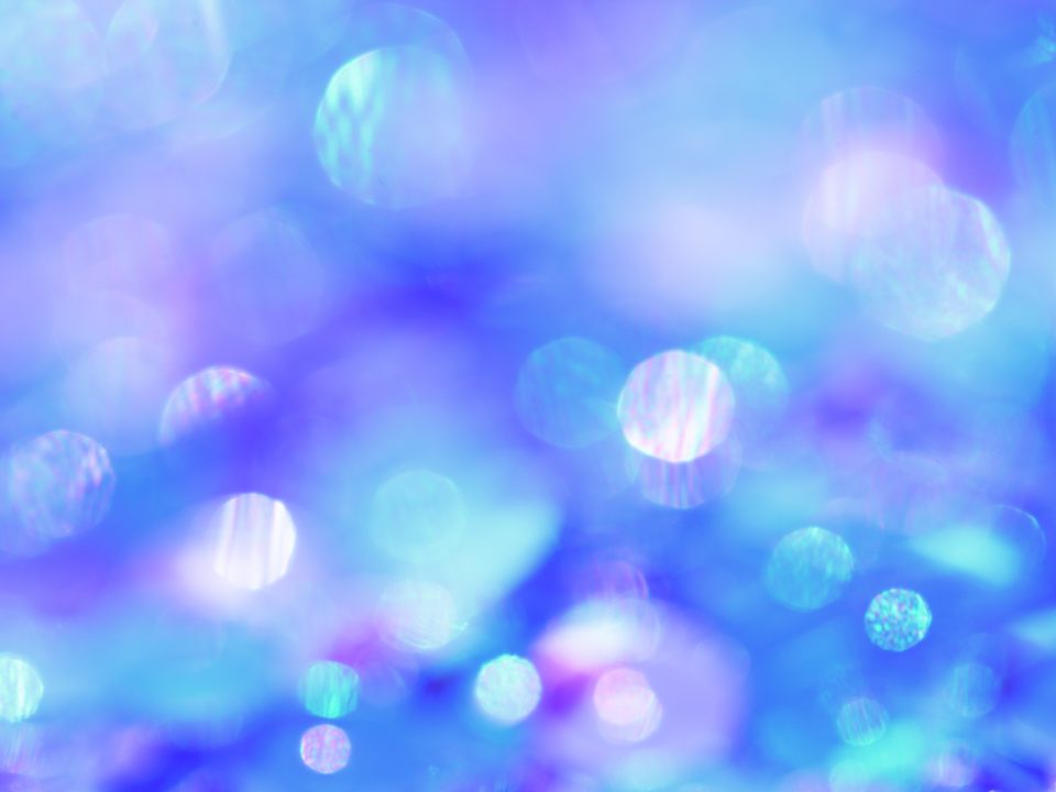 blue and white bokeh lights