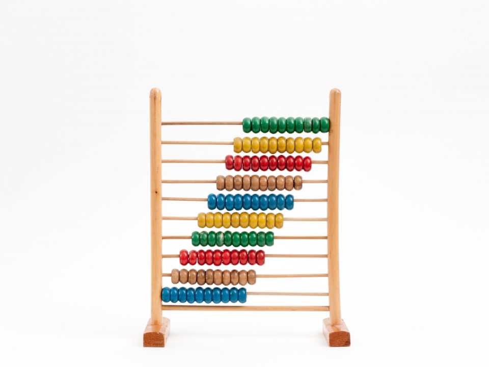 multicolored abacus