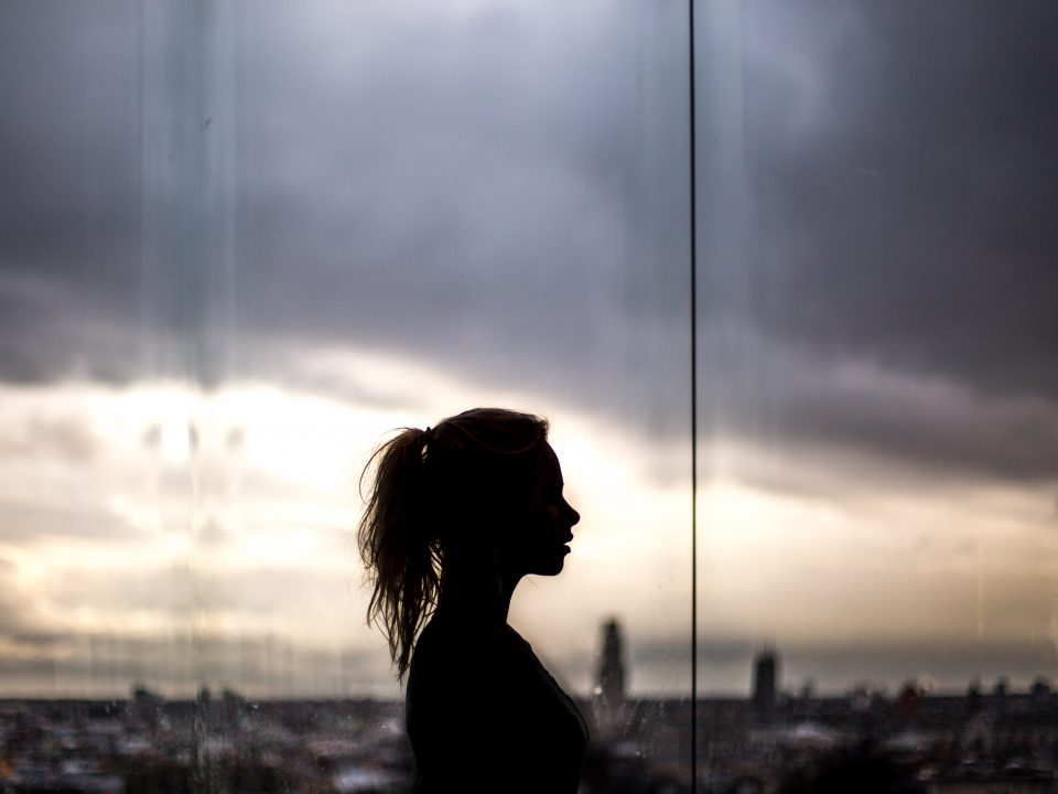 silhouette woman photography