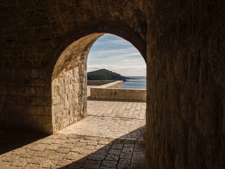 stone archway