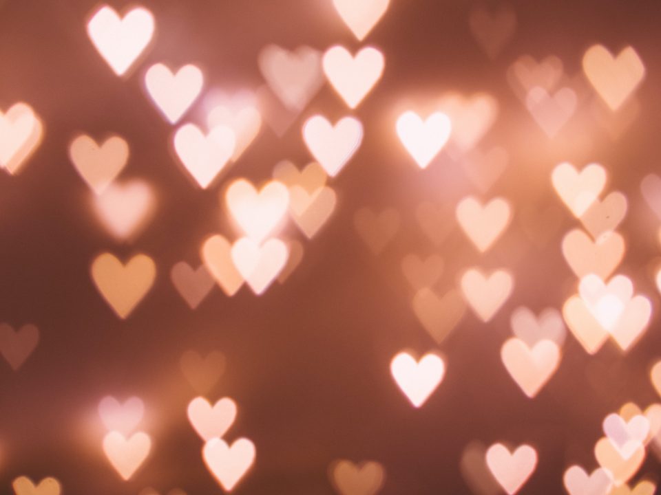 heart bokeh light