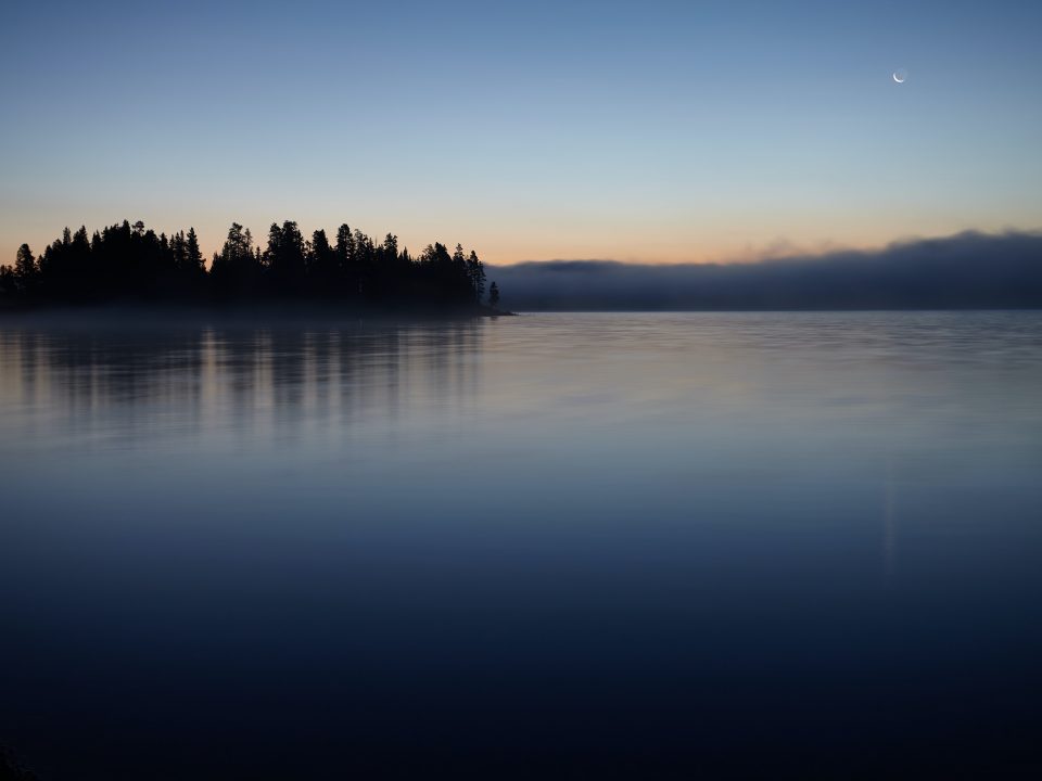 landscape photo of island