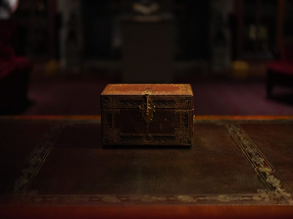 brown wooden box