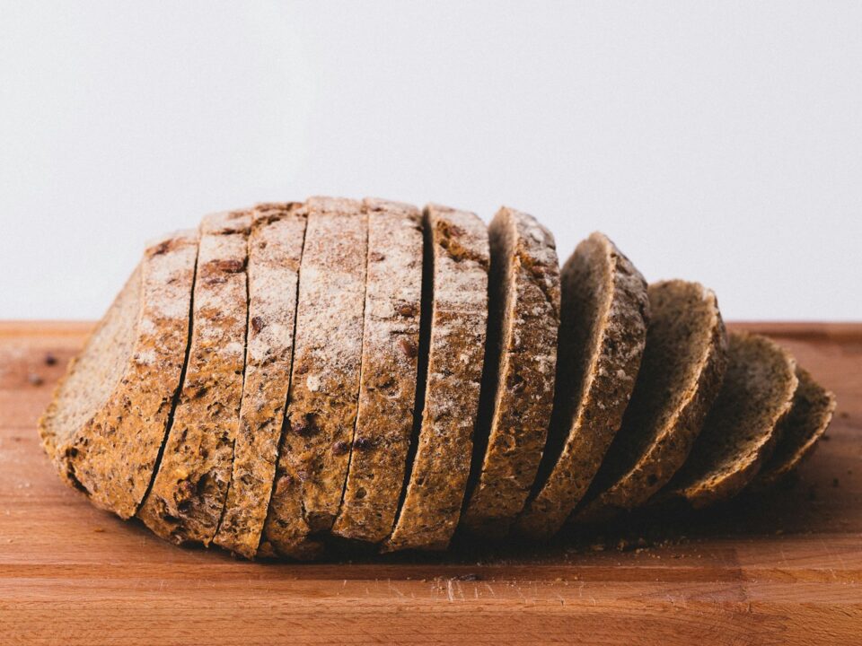 selective focus photography of sliced bread