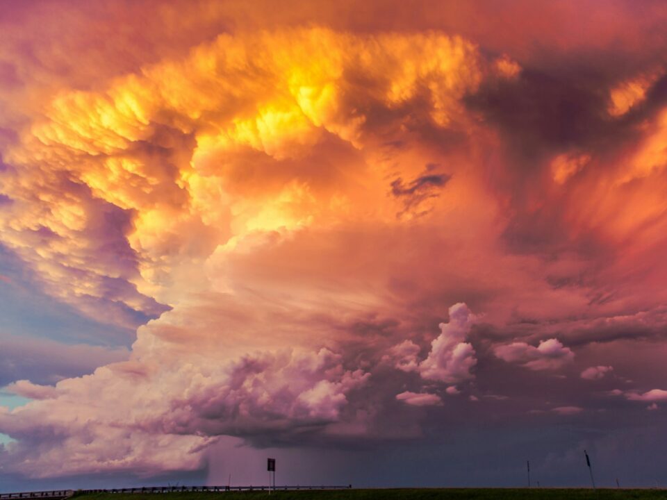 orange and gray clouds during sunset