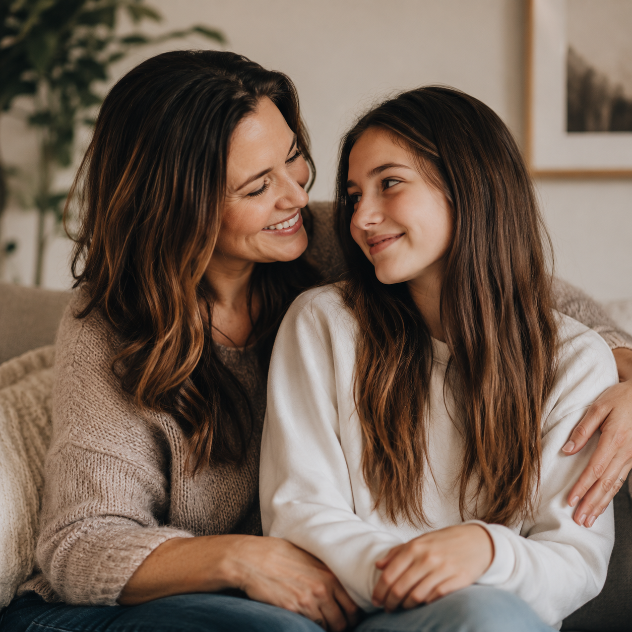 Mother and daughter